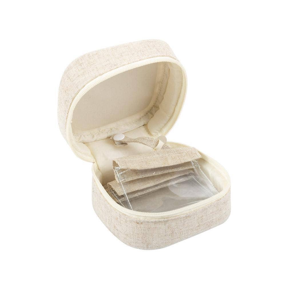 Linen Jewelry Cube