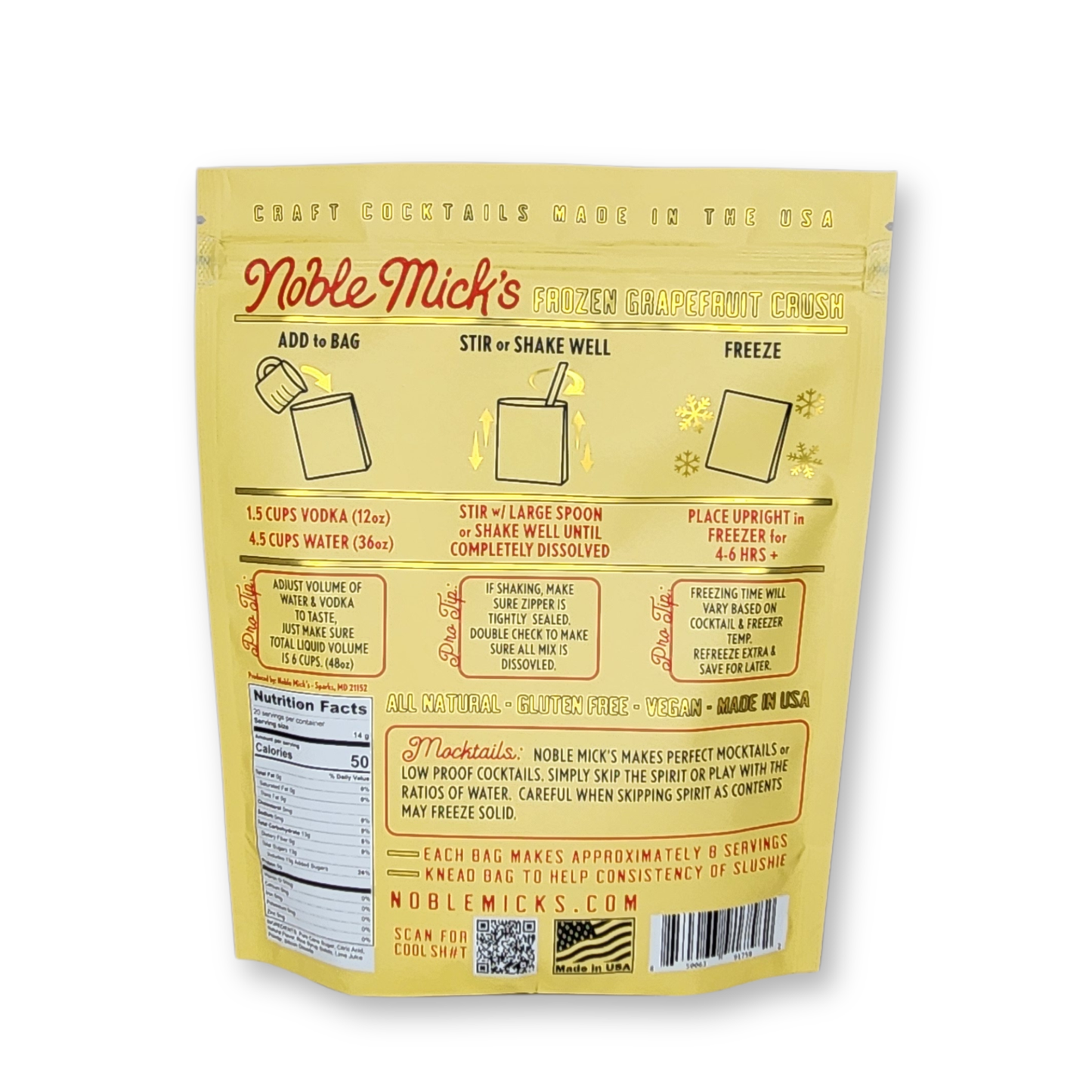 Grapefruit Crush Frozen Cocktail