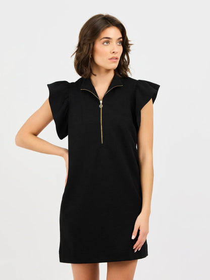 Paige Pop-Collar Mini Dress