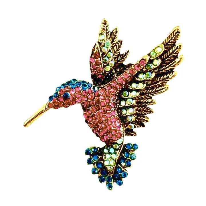 Hummingbird Brooch