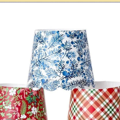 Chinoiserie Paper LED Lampshade