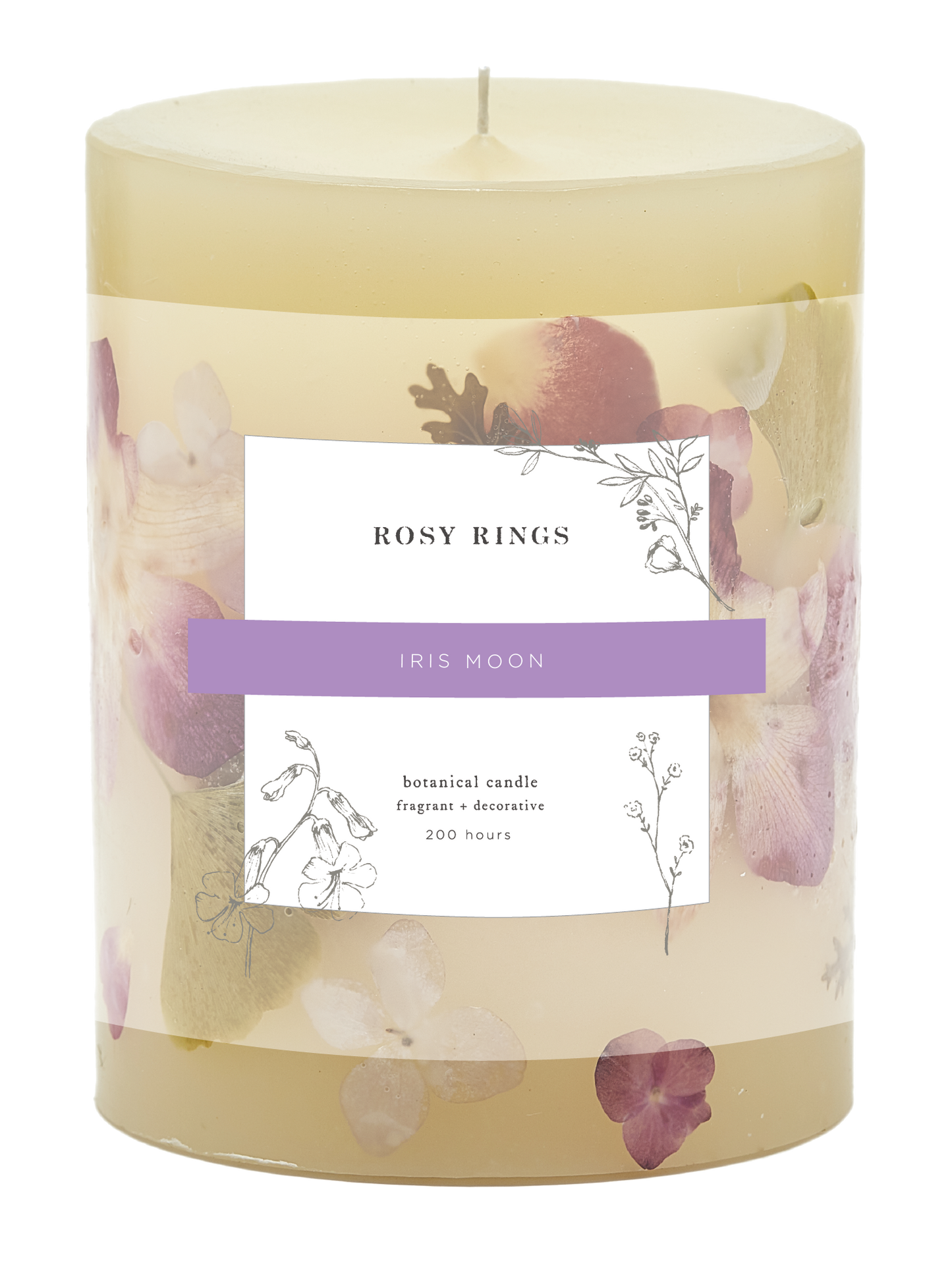 Iris Moon Petite Botanical Candle