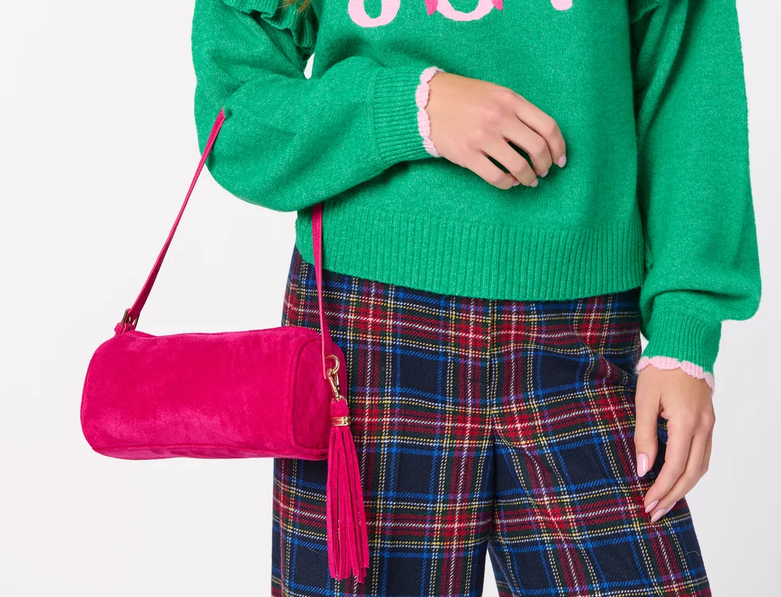 KYLIE BARREL SHOULDER BAG