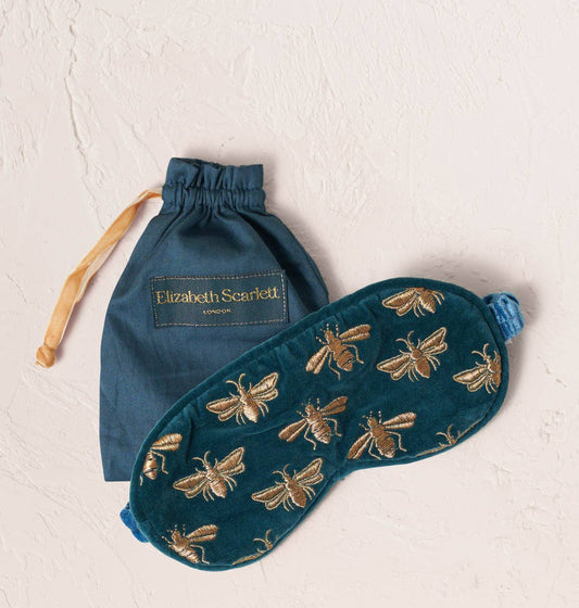 Honey Bee Rich Blue Eye Mask