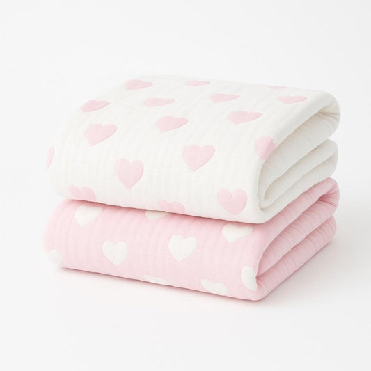 Woven Hearts Baby Blanket