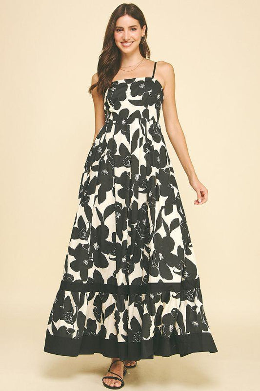 Floral Tiered Maxi Dress