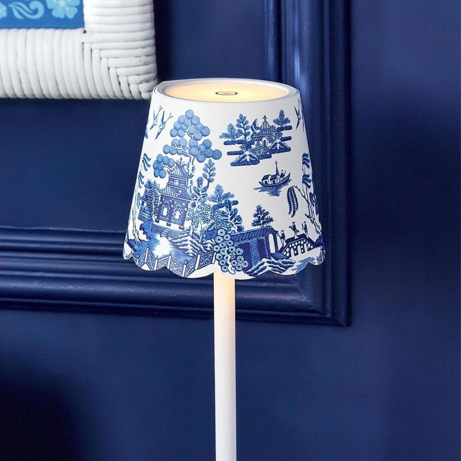 Chinoiserie Paper LED Lampshade