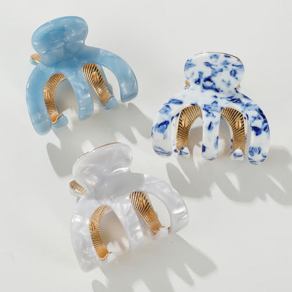 Small Octopus Metal Claw Clip