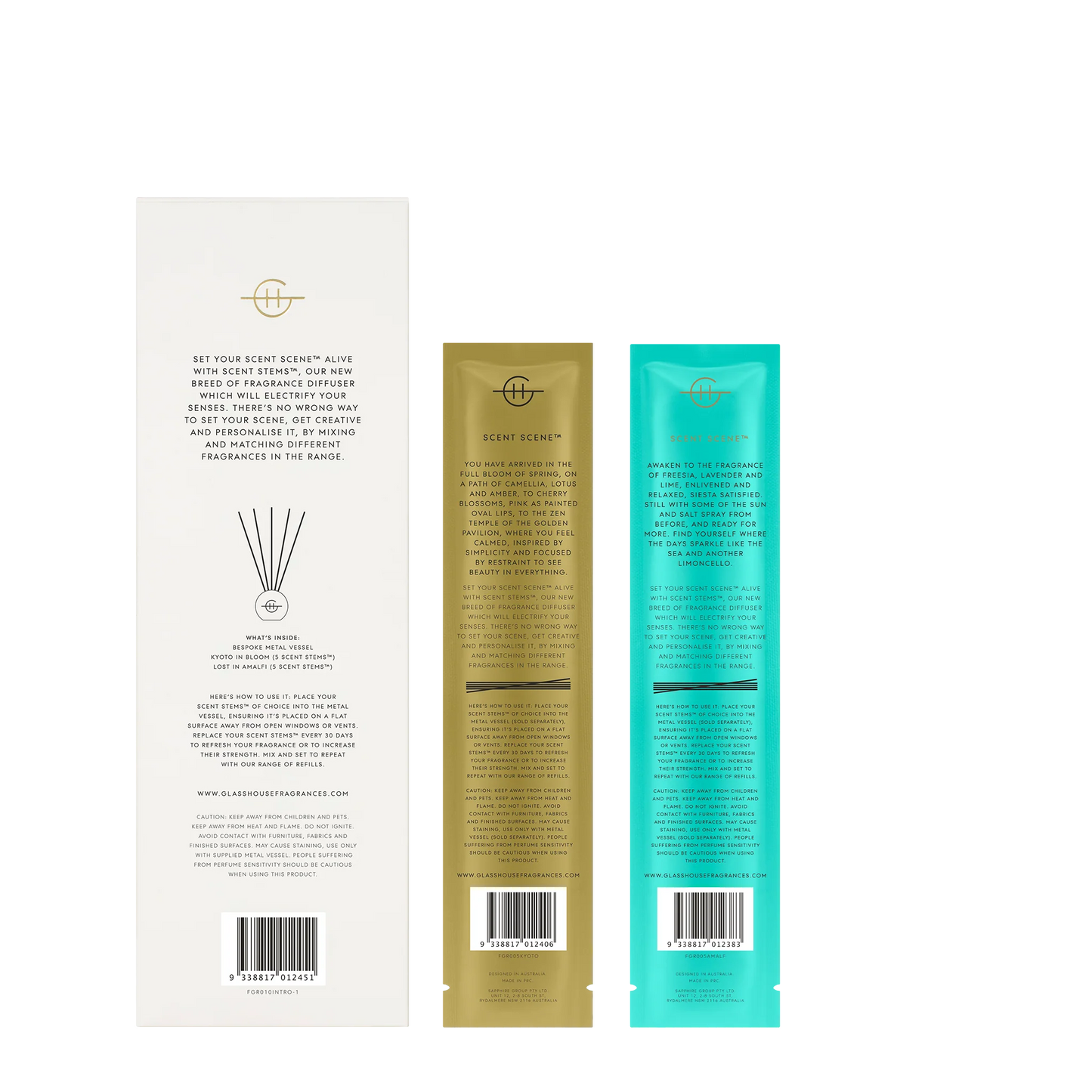 Scent Scene Duo - Kyoto in Bloom & Lost in Amalfi