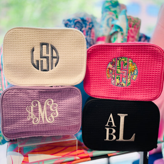 Large Waffle Cosmetic Bags
