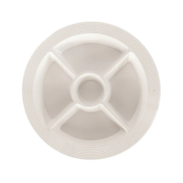 Pinstripes Melamine Divided Dish