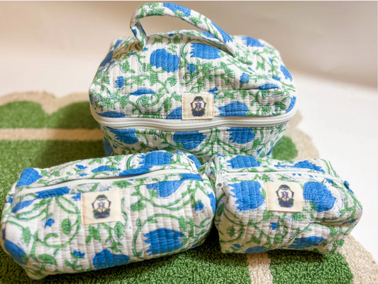 Blue Ivy Cosmetic bags set of 3