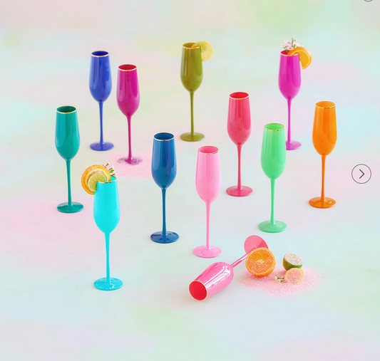 Sugar Plum Champagne Flute