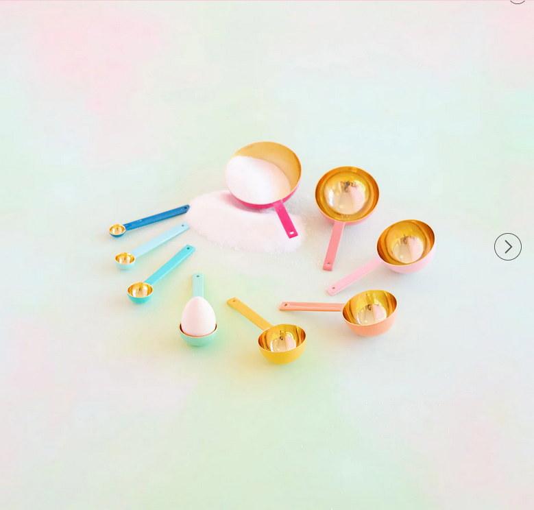 Rainbow Measuring Spoons, Set of 9