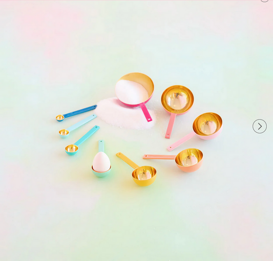 Rainbow Measuring Spoons, Set of 9