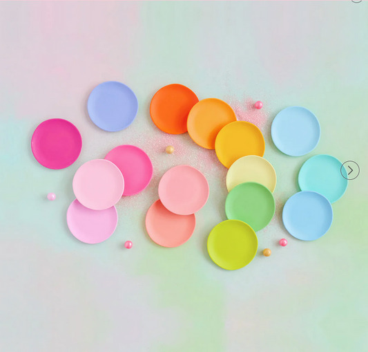 Rainbow Dessert Plate