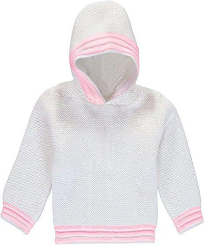 Monogrammed Zipper Back Baby Sweater