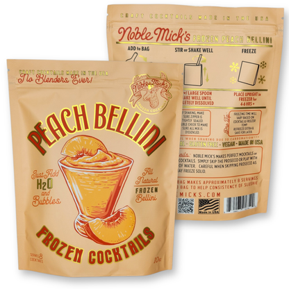 Peach Bellini Frozen Cocktail