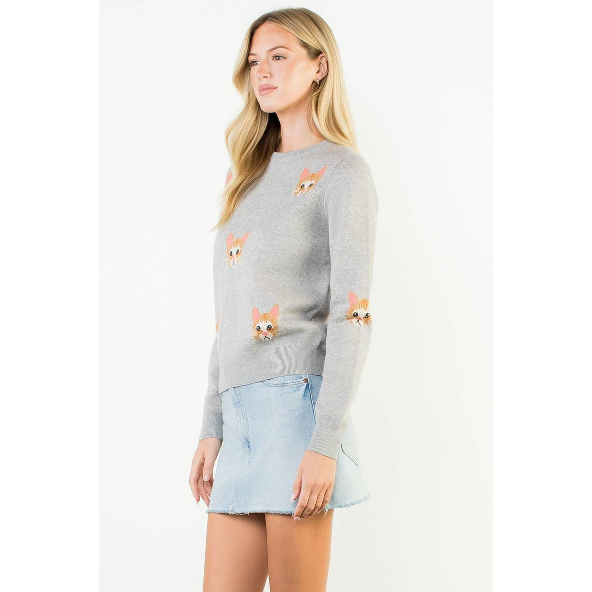Cat Knit Sweater
