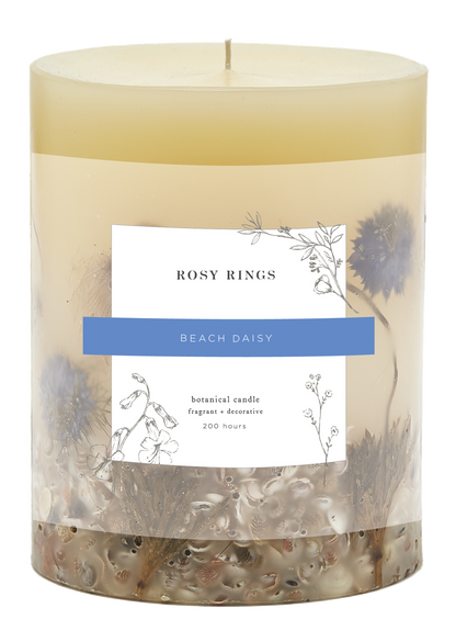 Beach Daisy Petite Botanical Candle