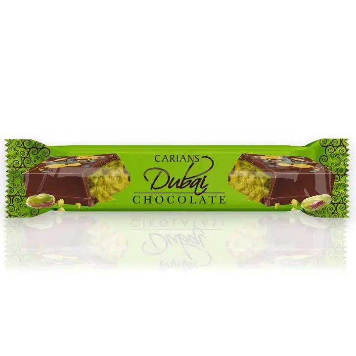 Dubai Chocolate Bar with Knafeh & Pistachio