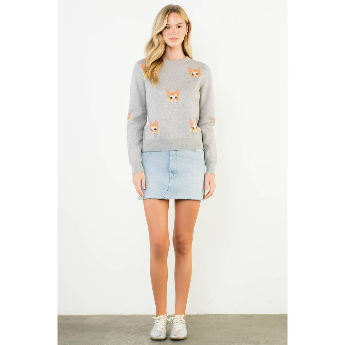 Cat Knit Sweater