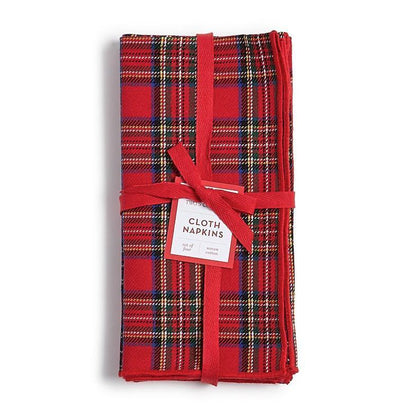 Tartan Traditions Cloth Napkins - Set of 4