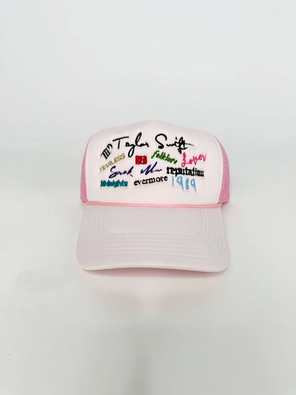 Taylors Albums Trucker Hat