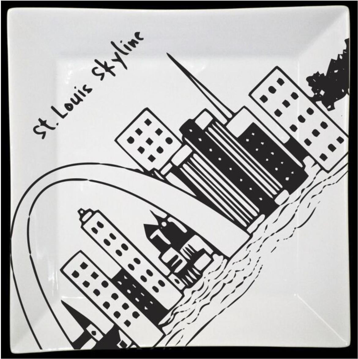 STL SKYLINE TRINKET TRAY