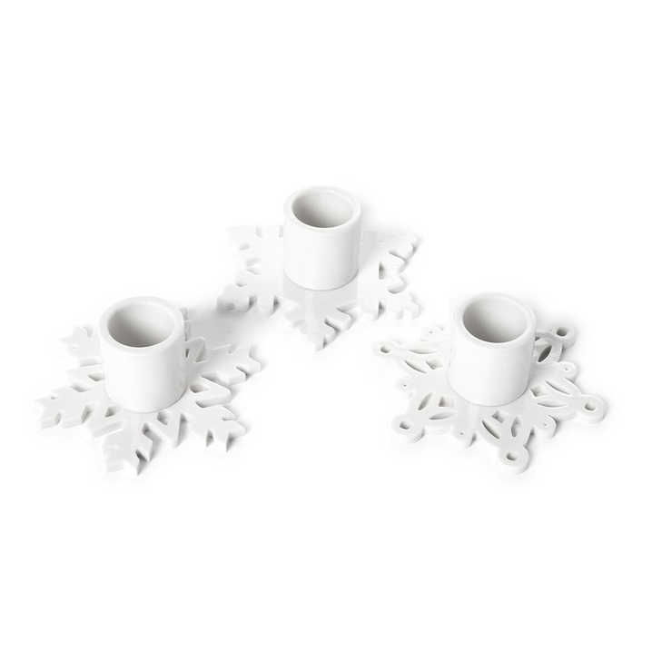 Snowflake Taper Candleholder