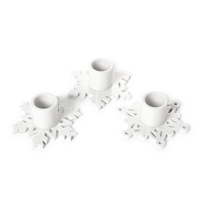 Snowflake Taper Candleholder