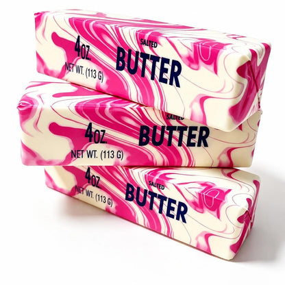 Marbled Butter Squishy 🧈 - Slow Rise Sensory Toy - 5.5"