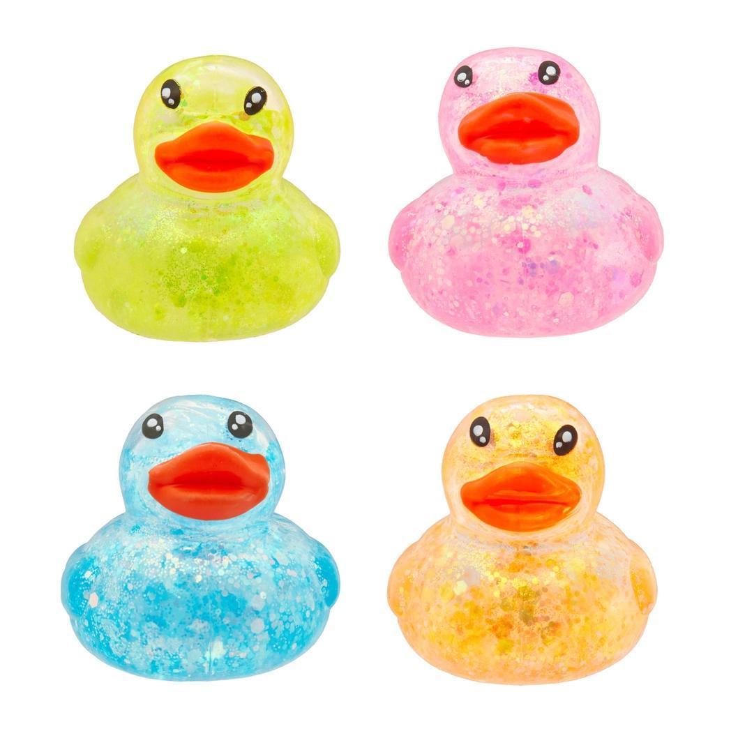 Sensory Toy Box Squishy Glitter Ducks Stress Relief Fidget Toy