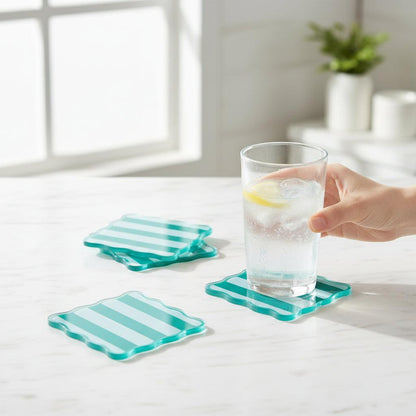 Table Talk Acrylic Coaster Set