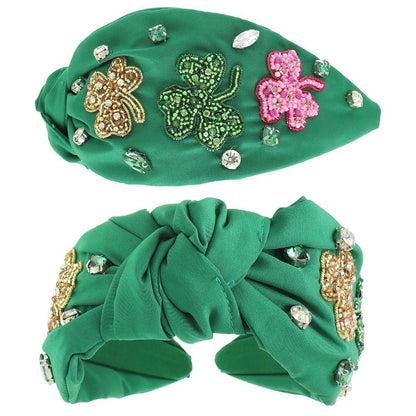 Shamrock Top Knotted Headband