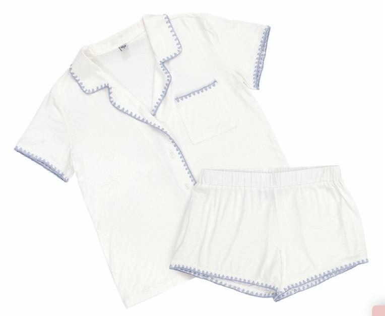 Whip Stitch & Bamboo Shorts PJ Set