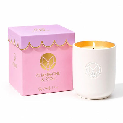 Scalloped Soy Candle