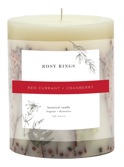 Red Currant & Cranberry Petite Botanical Candle