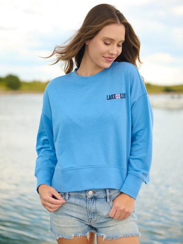 Boat Docks and Flip Flops Relaxed Sweatshirt