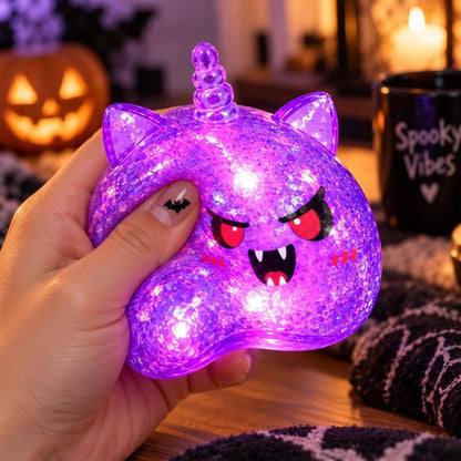 Halloween Light Up Dumpling Squishies – Soft Squeeze Stress