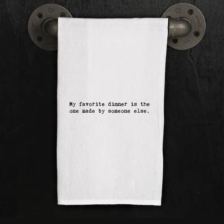 Text Printed Kitchen Towel