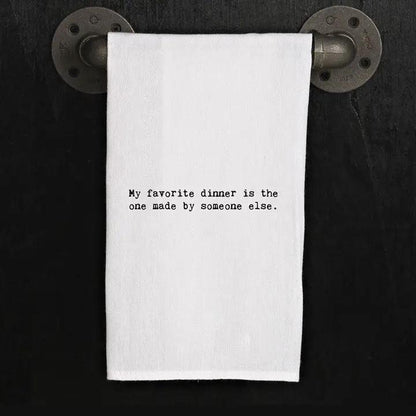 Text Printed Kitchen Towel