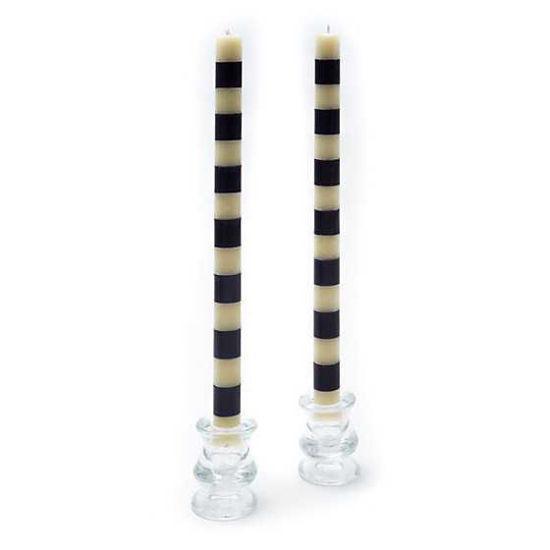 Bands Dinner Candles, Set of 2