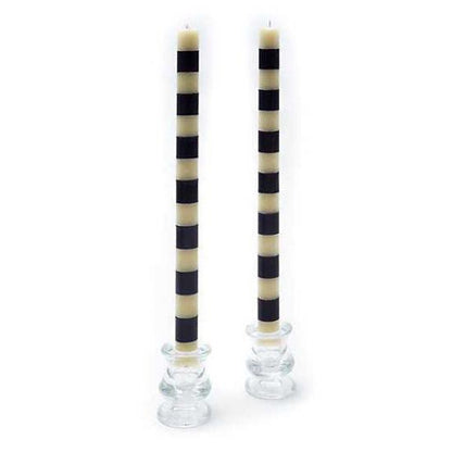 Bands Dinner Candles, Set of 2