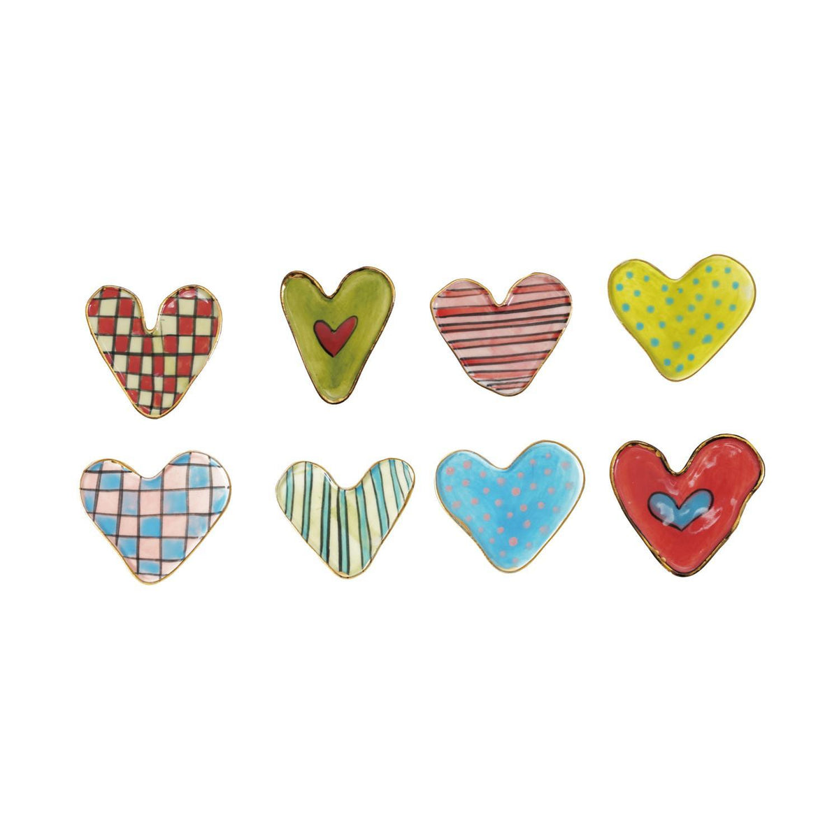 Stoneware Heart Magnet