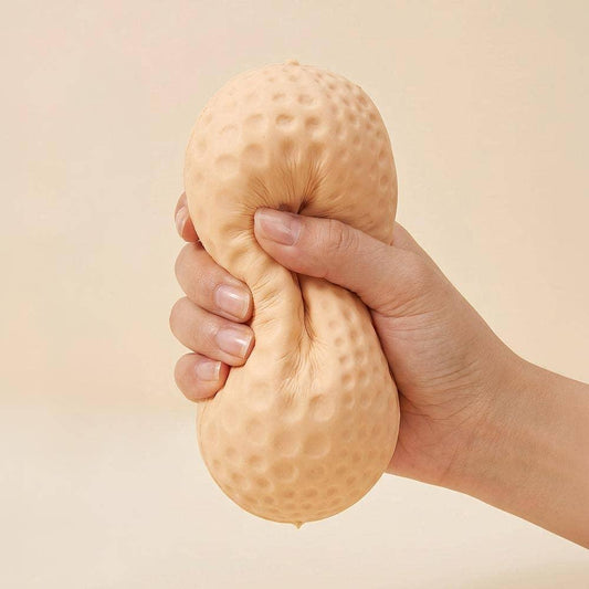 Jumbo Peanut Squeeze Squishy Stress Relief Toy