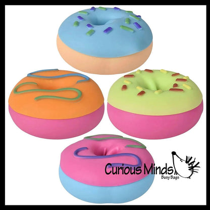 Jumbo Squishy Donut with Removable Frosting