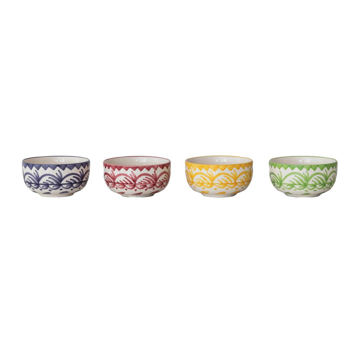 Hand-Painted Botanical Bowl