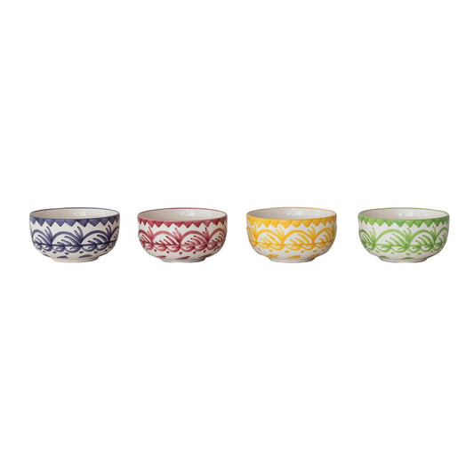 Hand-Painted Botanical Bowl