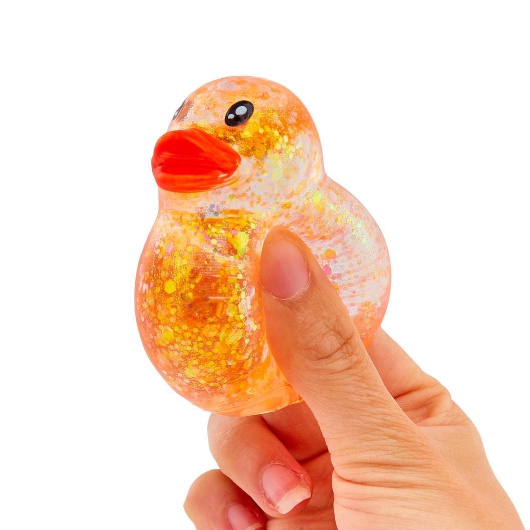 Sensory Toy Box Squishy Glitter Ducks Stress Relief Fidget Toy